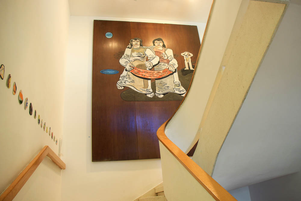 מדרגות במוזיאון בר דוד